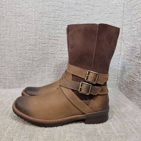 UGG Shoes Ugg Lorna Womens Size 75 Us Brown Leather Shearling Lined